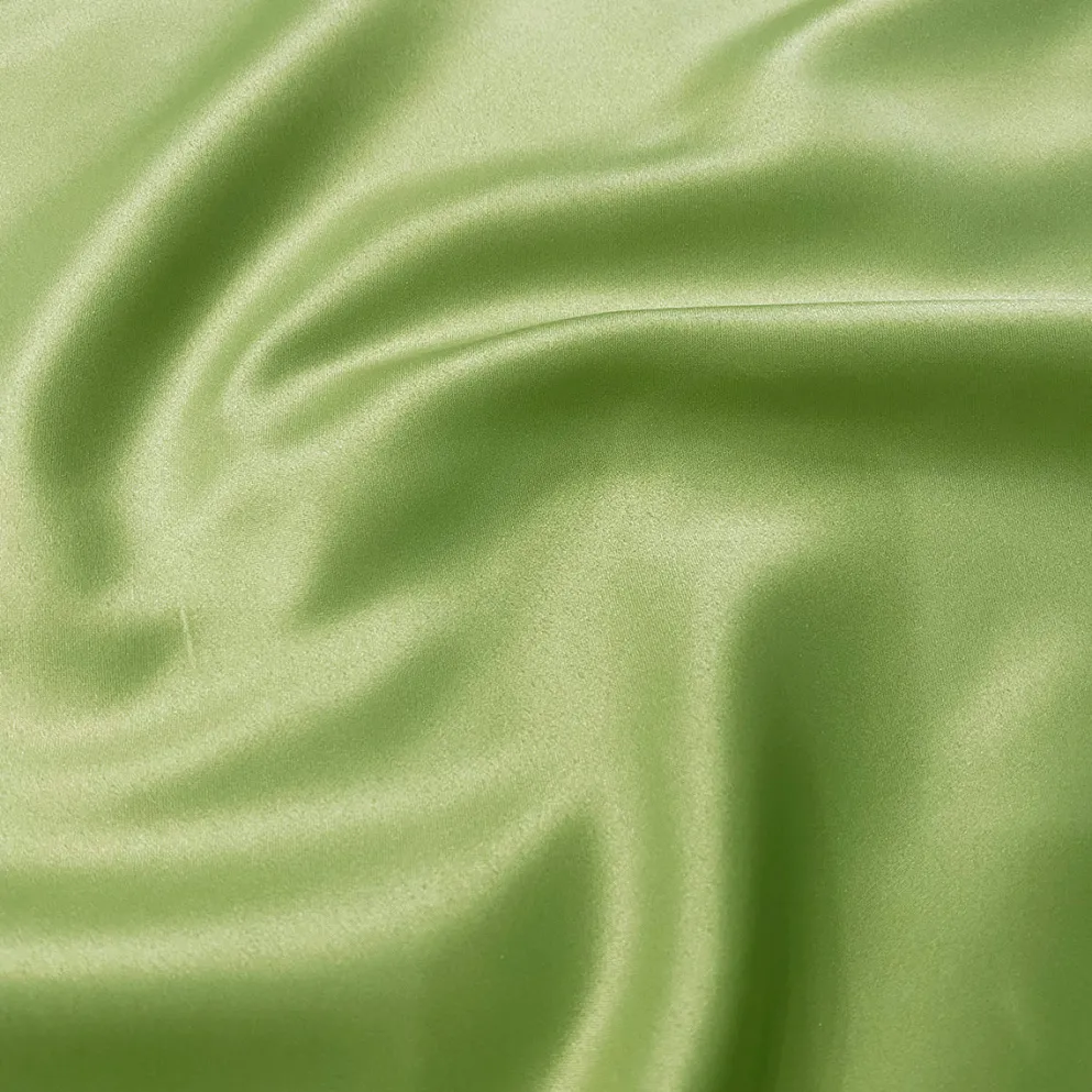 Lamour (Dull) Satin Table Runner in Lime 1296