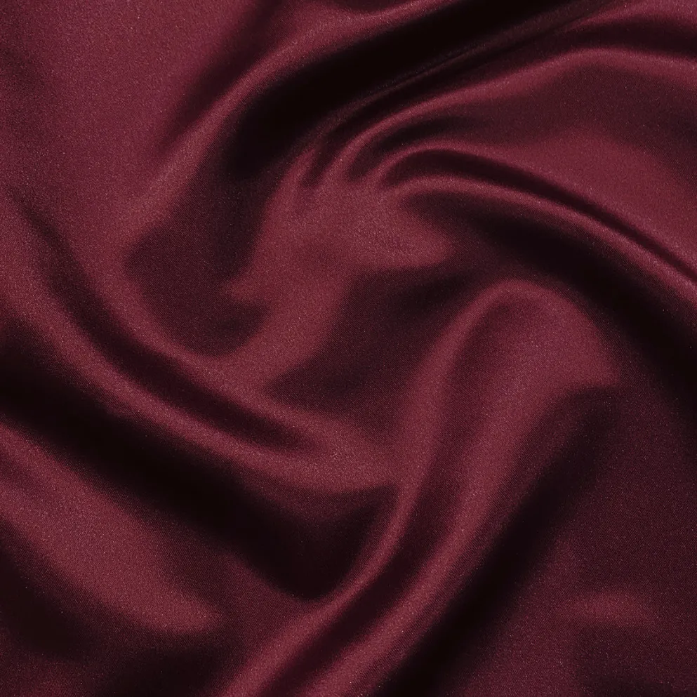 Lamour (Dull) Satin Table Runner in Burgundy 1232