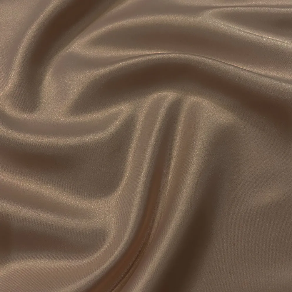Lamour (Dull) Satin Table Runner in Taupe 1188
