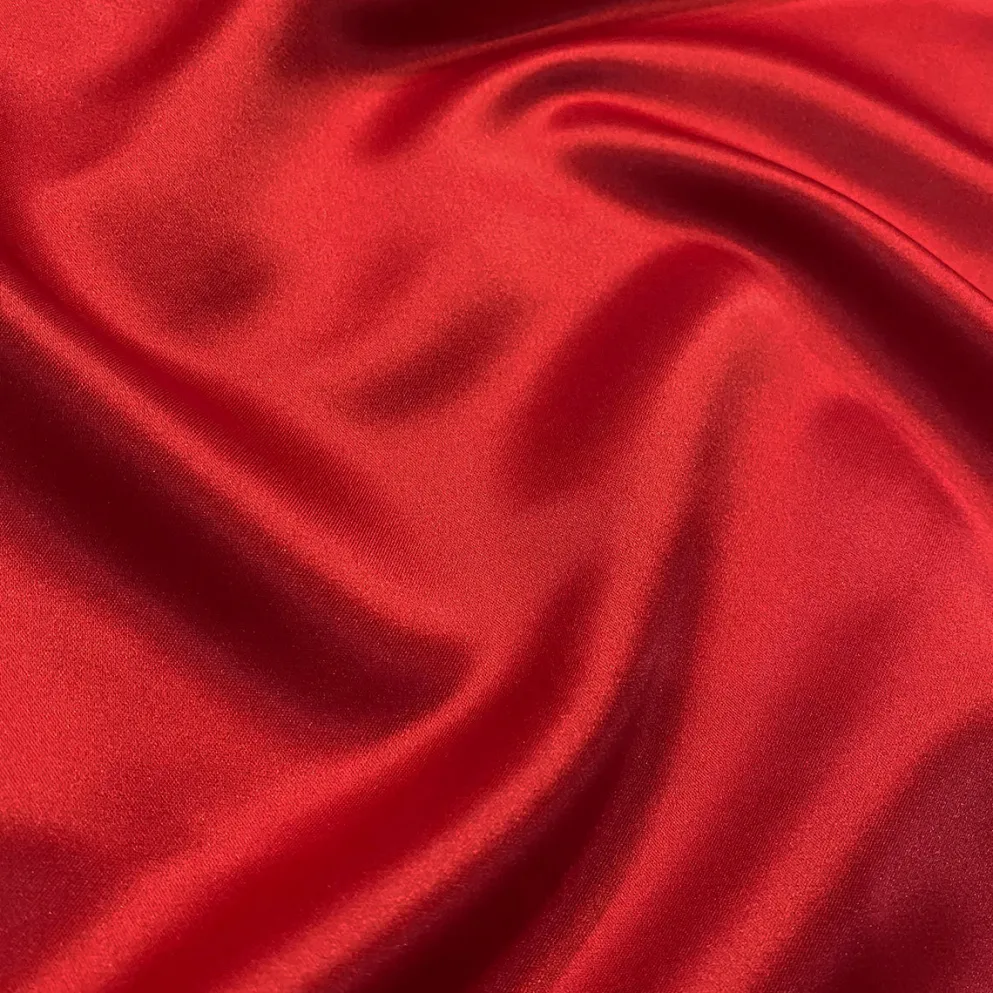 Lamour (Dull) Satin Table Runner in Red 1192