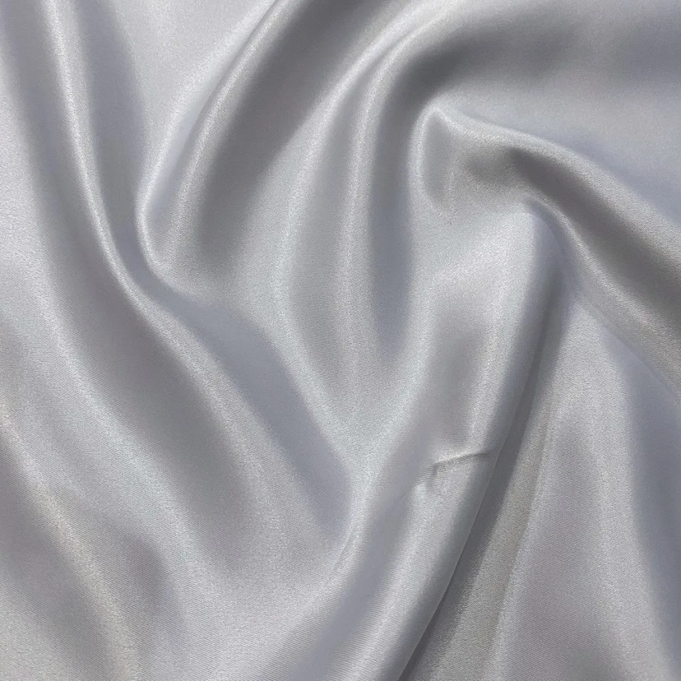 Lamour (Dull) Satin Table Runner in Silver 1302