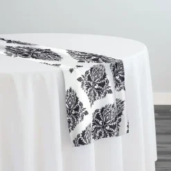 Lamour Prints Table Runner in Classic Damask