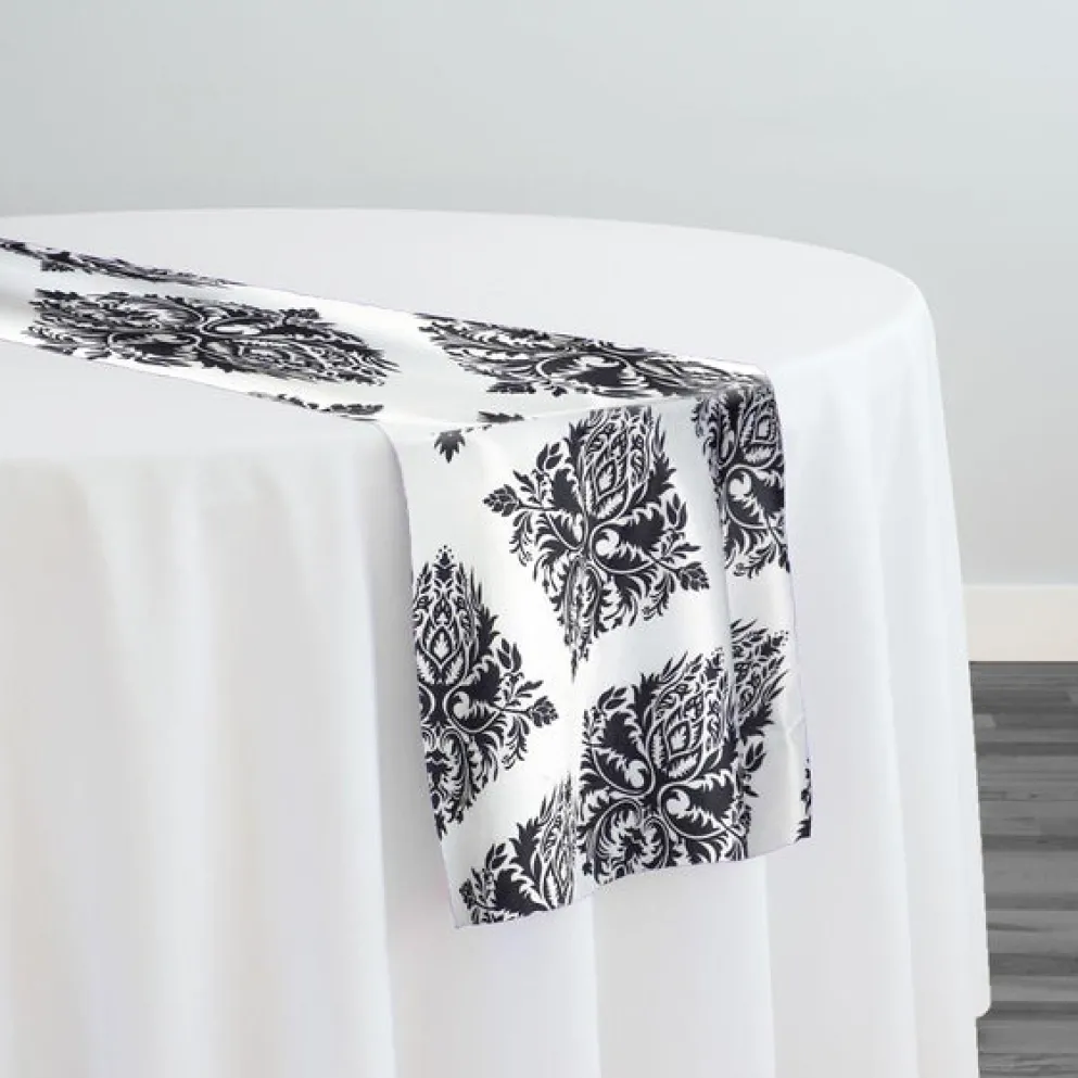 Lamour Prints Table Runner in Classic Damask
