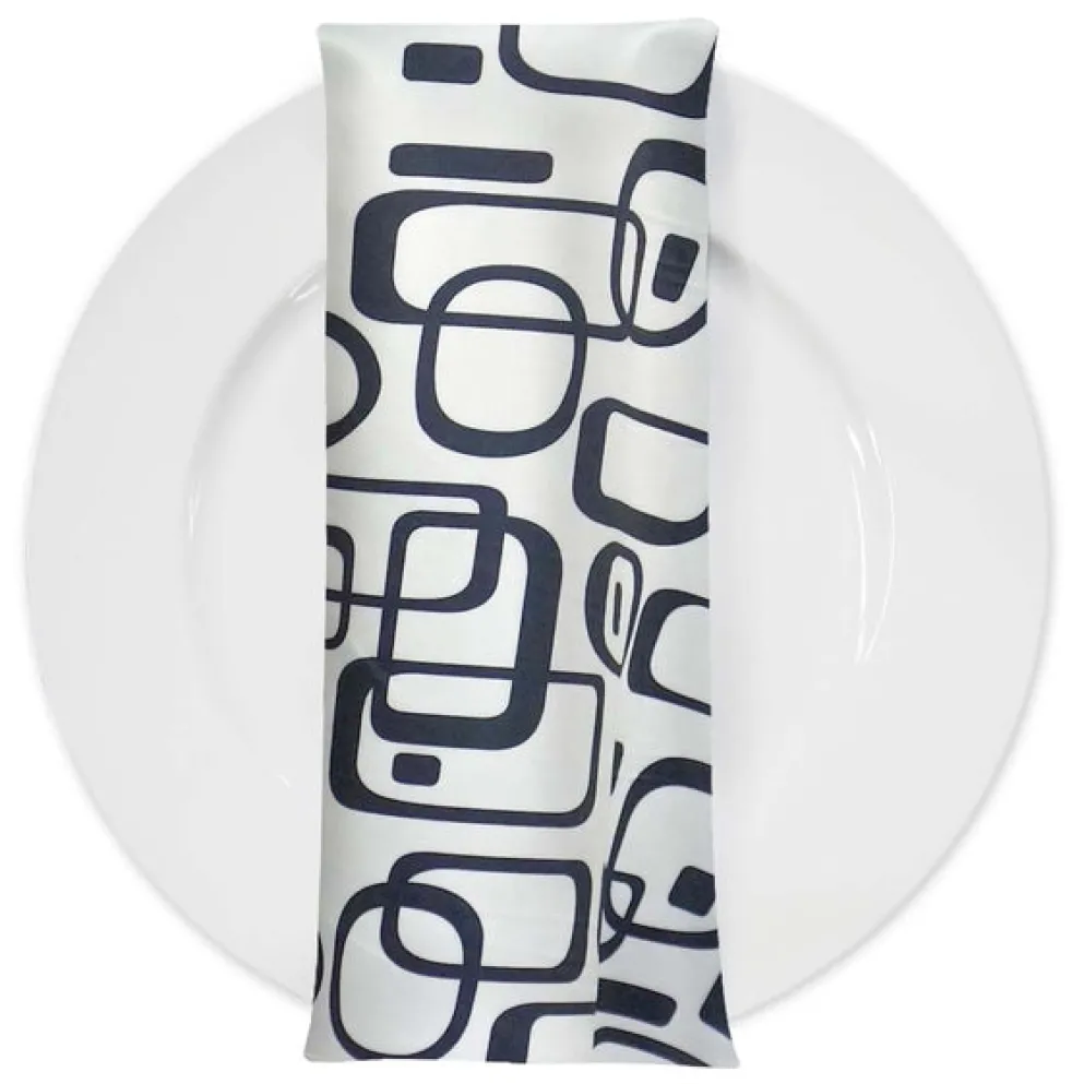 Lamour Print Table Napkin in Retro