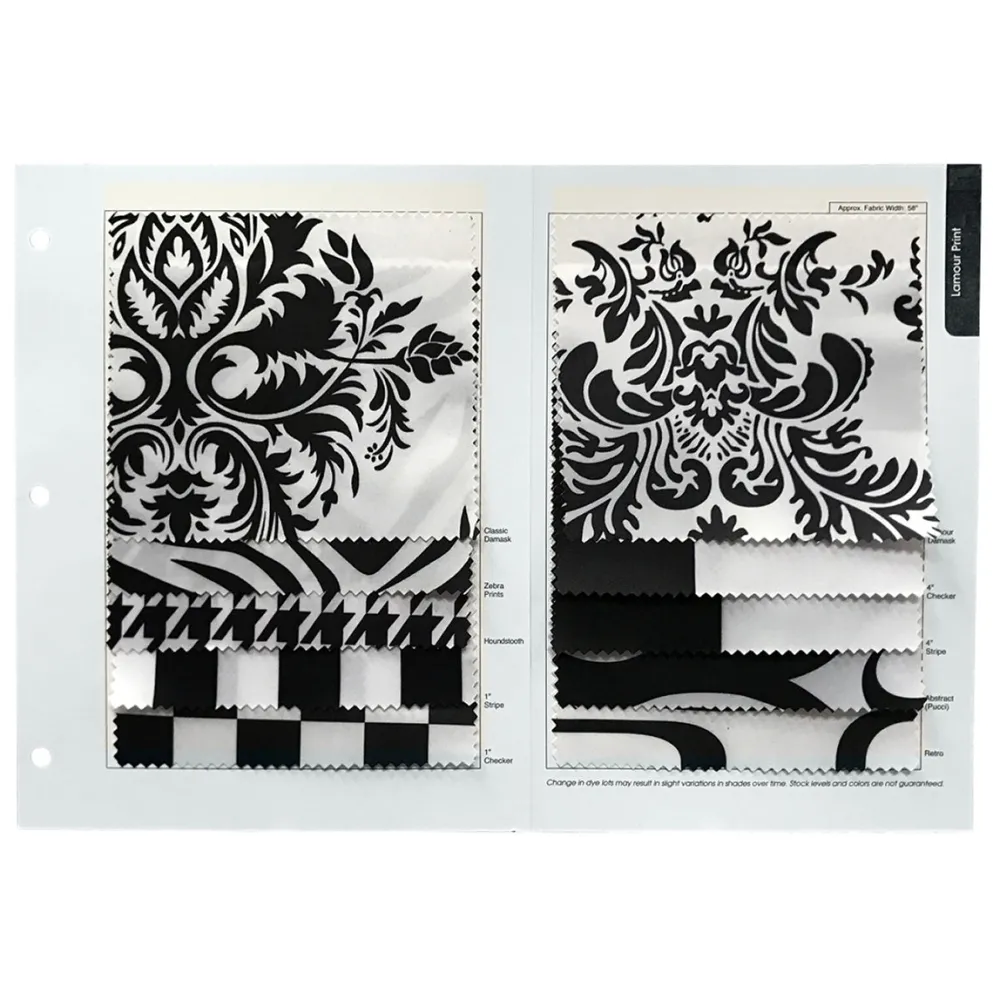 Lamour Print Table Napkin in 4"x4" Checker