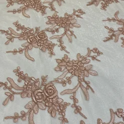 Laylani Lace Table Linen in Champagne