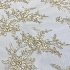 Laylani Lace Table Linen in Ivory
