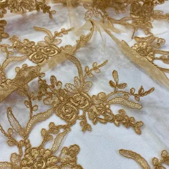 Laylani Lace Table Runner in Gold