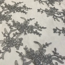 Laylani Lace Table Runner in Silver