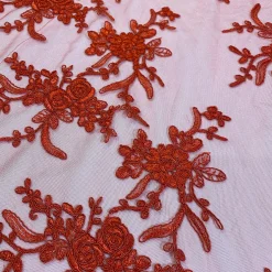 Laylani Lace (w/ Poly Lining) Table Napkin in Red