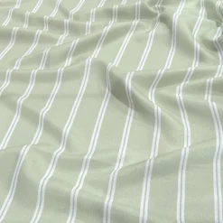 Lexington Stripe (Slub Print) Table Runner in Sage