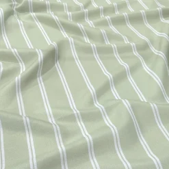 Lexington Stripe (Slub Print) Table Napkin in Sage