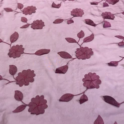 Lily Petal Table Runner in Plum