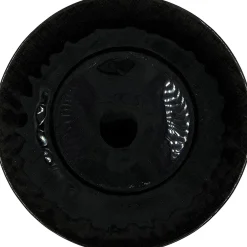 Linen - Glass Charger Plate in Black (Item # 0236)