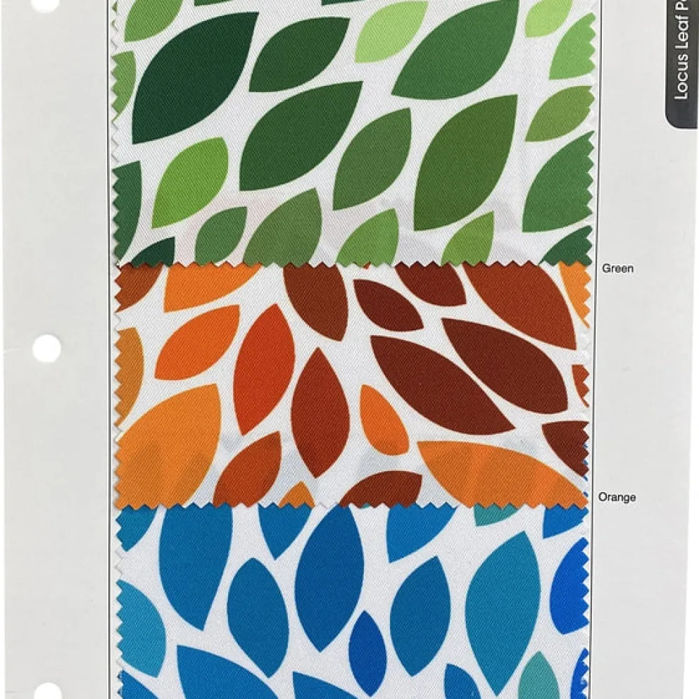 Locus Leaf (Poly Print) Table Linen in Green