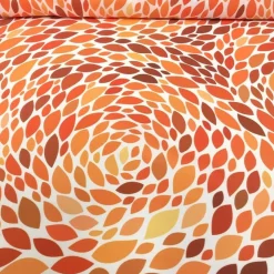 Locus Leaf (Poly Print) Table Runner in Orange