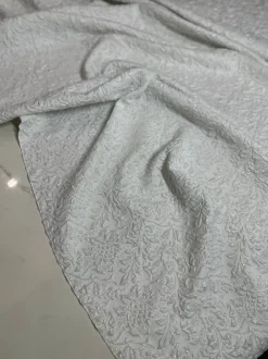 Lucia Jacquard Table Linen in White
