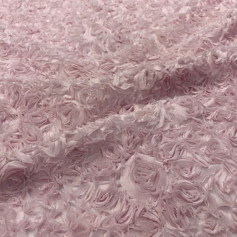 Lush Chiffon Table Linen in Blush