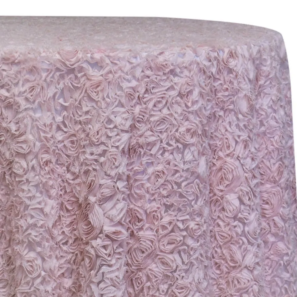 Lush Chiffon Table Linen in Blush