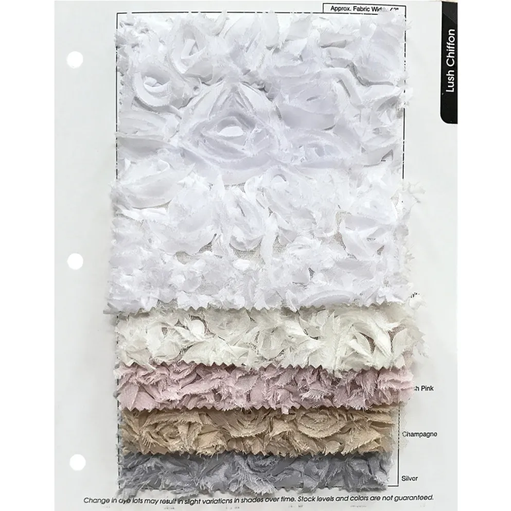 Lush Chiffon Table Linen in Champagne