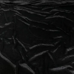 Lush Velvet Drapery Panel in Black