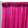 Lush Velvet Drapery Panel in Fuchsia