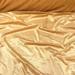 Lush Velvet Drapery Panel in Gold