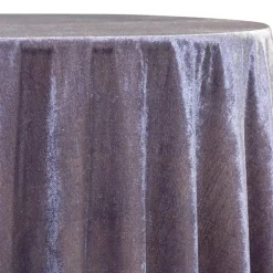 Lush Velvet Table Linen in Heather