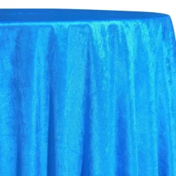 Lush Velvet Table Linen in Turquoise