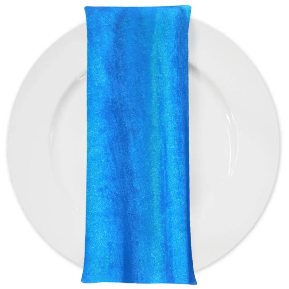 Lush Velvet Table Napkin in Turquoise