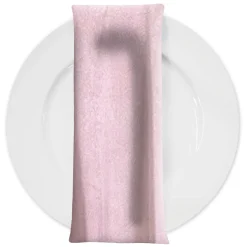 Luxury Plush Velvet Napkin in Rose
