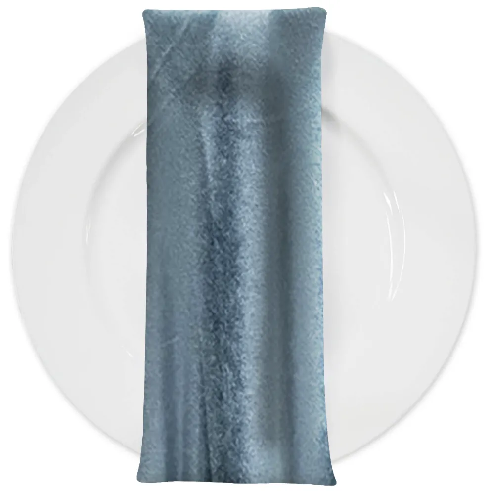 Luxury Plush Velvet Napkin in Copen Perry