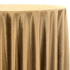 Luxury Plush Velvet Table Linen in Bronze