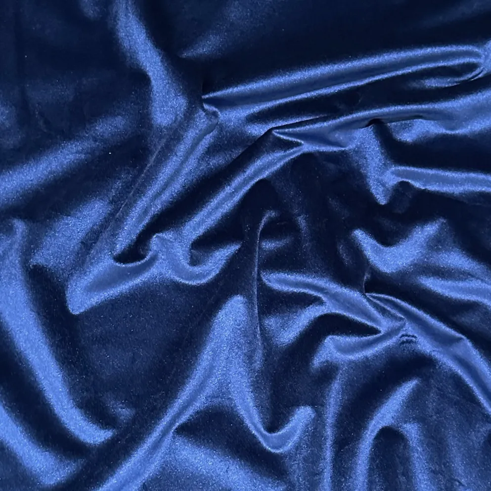 Luxury Plush Velvet Table Runner in Navy