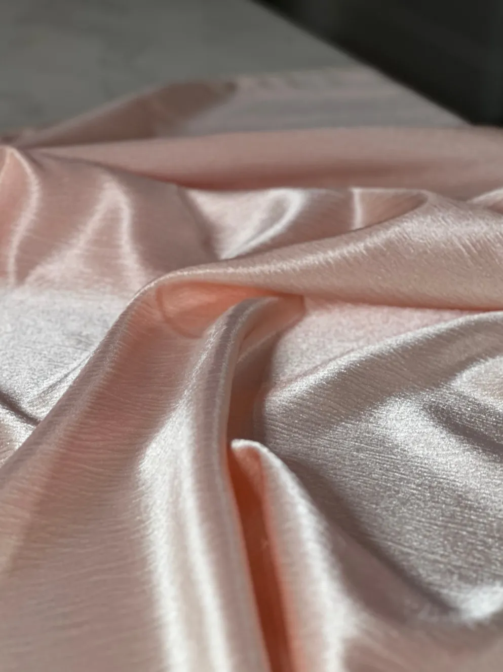 Luxury Satin Table Linen in Blush