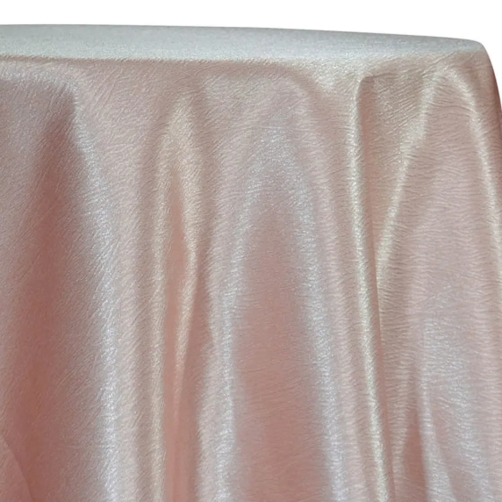 Luxury Satin Table Linen in Blush