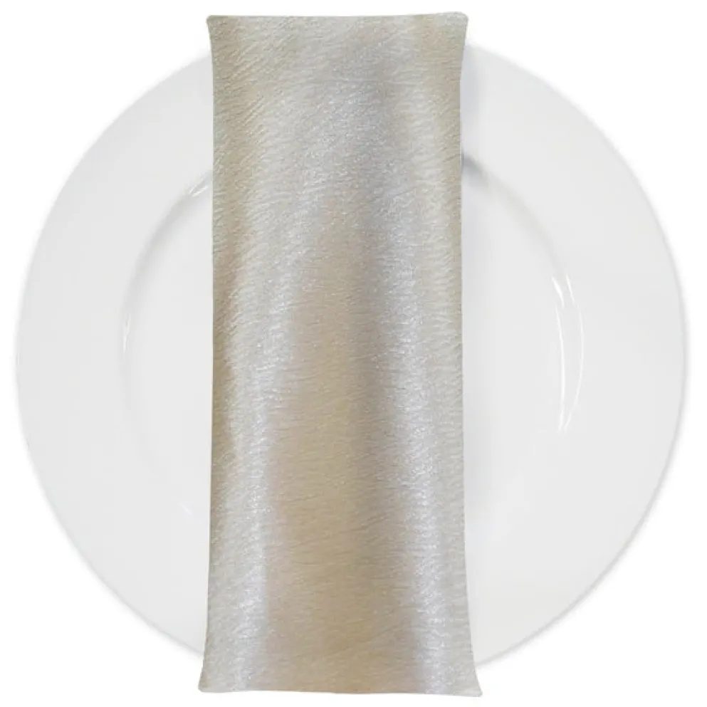 Luxury Satin Table Napkin in Champagne