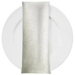 Luxury Satin Table Napkin in Ivory
