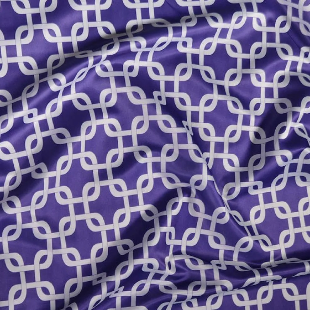 Lynx Print (Lamour) Table Linen in Purple