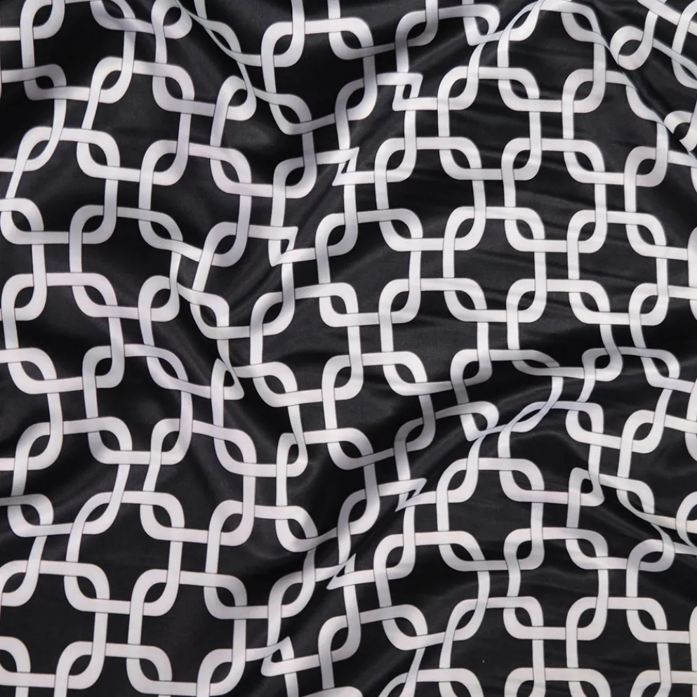 Lynx Print (Lamour) Table Linen in Black