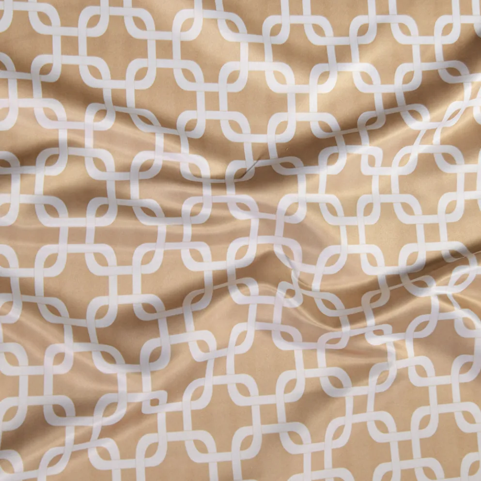 Lynx Print (Lamour) Table Runner in Khaki