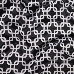 Lynx Print (Lamour) Table Runner in Black