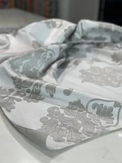 Madison Jacquard (Reversible) Table Linen in Silver