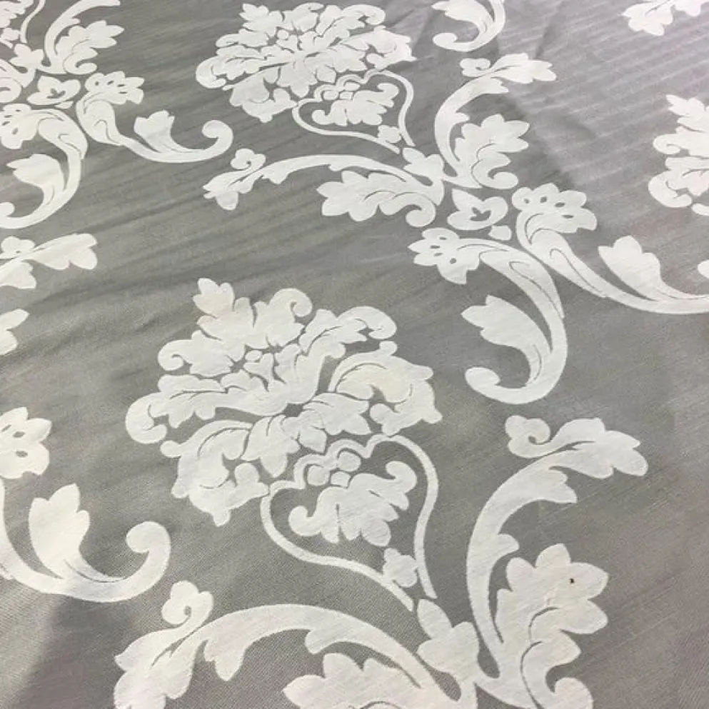Madison Jacquard (Reversible) Table Linen in Silver
