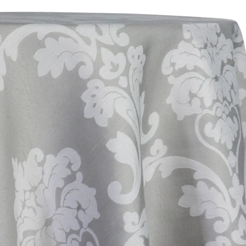 Madison Jacquard (Reversible) Table Linen in Silver