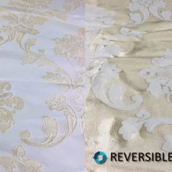 Madison Jacquard (Reversible) Table Runner in Champagne
