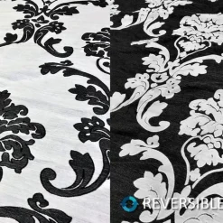 Madison Jacquard (Reversible) Table Runner in Black