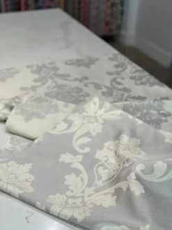 Madison Jacquard (Reversible) Table Linen in Champagne