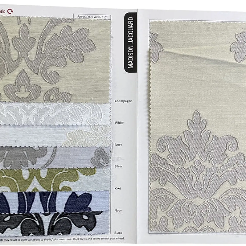 Madison Jacquard (Reversible) Table Linen in Ivory