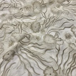 Marigold Sequins Table Runner in Ivory